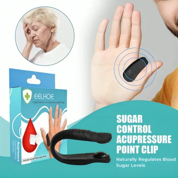 Sugar Control Li4 Acupressure Point Clip Wearable – Supporting Acupressure Relaxation, Stress Alleviation, Tension Relief And Headache Relief Hand Clip Migraine Pressure Point Clip – Original